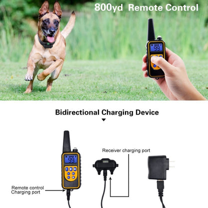 Bark Stopper Dog Training Device Dog Collar with Electric Shock Vibration Warning(AU Plug) - Training Aids by PMC Jewellery | Online Shopping South Africa | PMC Jewellery | Buy Now Pay Later Mobicred