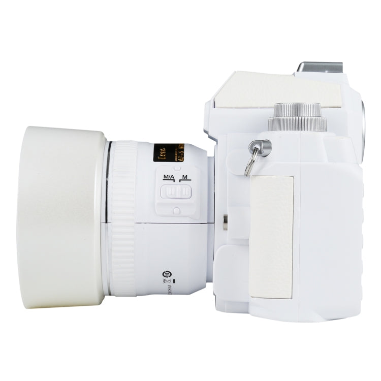 Non-Working Fake Dummy DSLR Camera Model DF Model Room Props Ornaments Display Photo Studio Camera Model Props, Color:White(With Hood) - Camera Model by PMC Jewellery | Online Shopping South Africa | PMC Jewellery | Buy Now Pay Later Mobicred