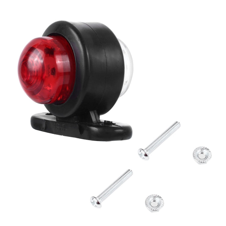 2 PCS X9 12-24V Mini Double-Sided Red And White Truck Side Lights Modified Special Side Lights - Clearance Lights by PMC Jewellery | Online Shopping South Africa | PMC Jewellery | Buy Now Pay Later Mobicred