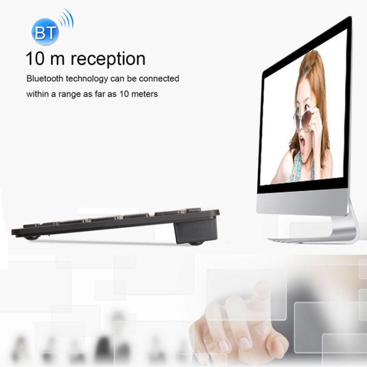 X5 Ultra-Thin Mini Wireless Keyboard + Wireless Mouse Set, Support Win / Android / IOS System(Black) - Universal Keyboard by PMC TechLife | Online Shopping South Africa | PMC TechLife | Buy Now Pay Later Mobicred