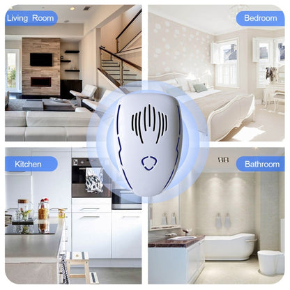 DC-9015 Household Energy-saving Multi-function Variable Frequency Ultrasonic Electronic Mouse and Mosquito Repellent, Style:UK Plug(White) - Repellents by PMC Jewellery | Online Shopping South Africa | PMC Jewellery | Buy Now Pay Later Mobicred