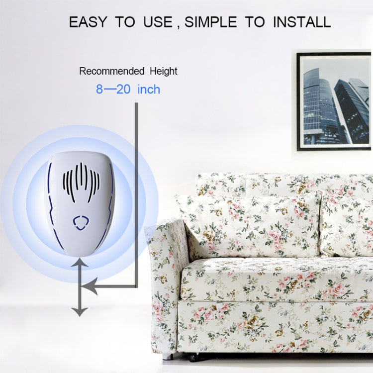DC-9015 Household Energy-saving Multi-function Variable Frequency Ultrasonic Electronic Mouse and Mosquito Repellent, Style:EU Plug(Black) - free shipping - PMC TechLife - Order now!
