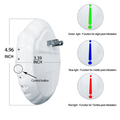 DC-9014 Household Multifunctional Ultrasonic Electronic Mosquito Repellent(US Plug) - Repellents by PMC Jewellery | Online Shopping South Africa | PMC Jewellery | Buy Now Pay Later Mobicred