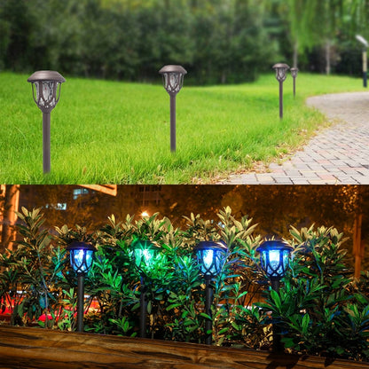 Solar Outdoor Garden Lawn Light Street Light Garden LED Decorative Landscape Light Villa Ground Plug Light(White Light) - Solar Lights by PMC Jewellery | Online Shopping South Africa | PMC Jewellery