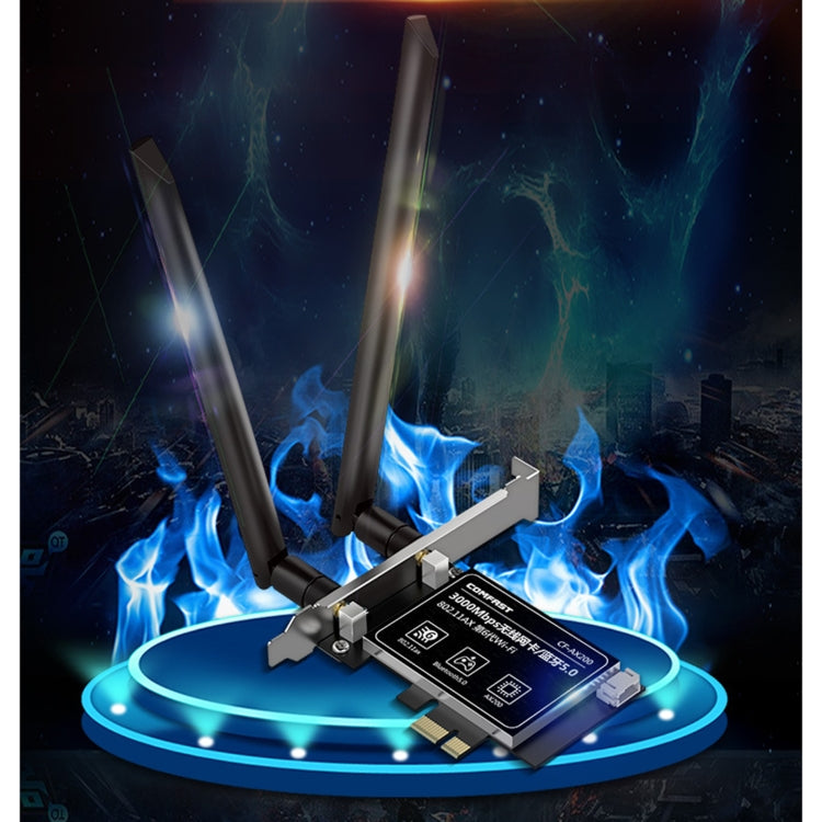 COMFAST Gaming Game 3000Mbps Gigabit Dual-Frequency Wireless Desktop Computer PCIE Wireless Network Card, Coverage: AX200 - Add-on Cards by COMFAST | Online Shopping South Africa | PMC Jewellery | Buy Now Pay Later Mobicred