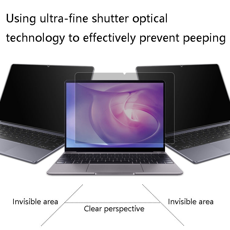 Laptop Anti-Peep Film Anti-Peeping Matte Reflective Screen Protective Film For Huawei MateBook X 13 inch (No Glue) - Screen Protection Film by PMC Jewellery | Online Shopping South Africa | PMC Jewellery | Buy Now Pay Later Mobicred