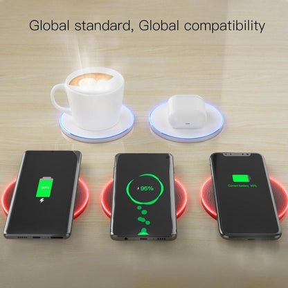 JAKCOM TWC Multifunctional Wireless Charging with Constant Temperature Heating Function UK Plug (White) - Wireless Charger by JAKCOM | Online Shopping South Africa | PMC Jewellery | Buy Now Pay Later Mobicred