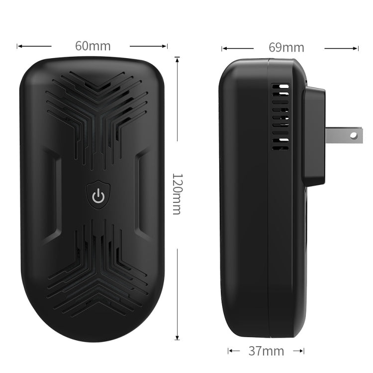 BG309 Ultrasonic Mouse Repeller Mosquito Repeller Electronic Insect Repeller, Product specifications: AU Plug 220V(Black) - Repellents by PMC TechLife | Online Shopping South Africa | PMC TechLife | Buy Now Pay Later Mobicred