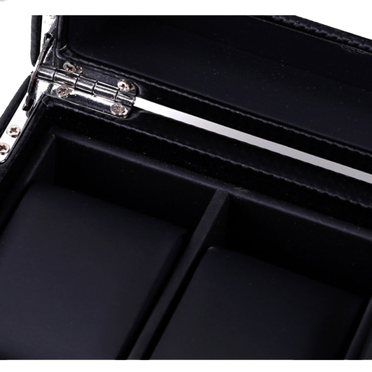 Woven Pattern PU Leather Watch Box Jewelry Storage Display Box, Colour: 6 Bits - free shipping - PMc TechLife - Order now!