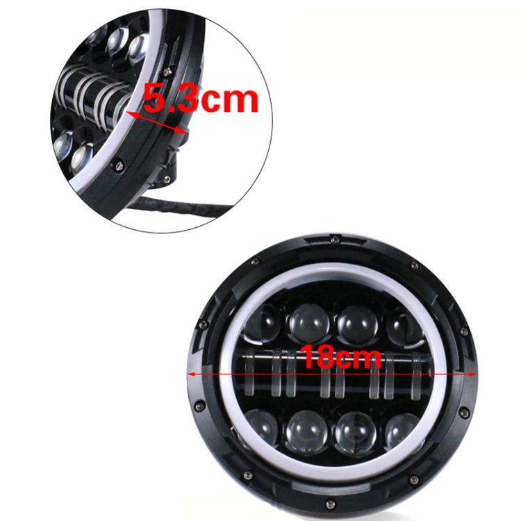 7 Inch Motorcycle LED Headlights Far Near Light Daytime Running Lights - Headlights by PMC TechLife | Online Shopping South Africa | PMC TechLife | Buy Now Pay Later Mobicred