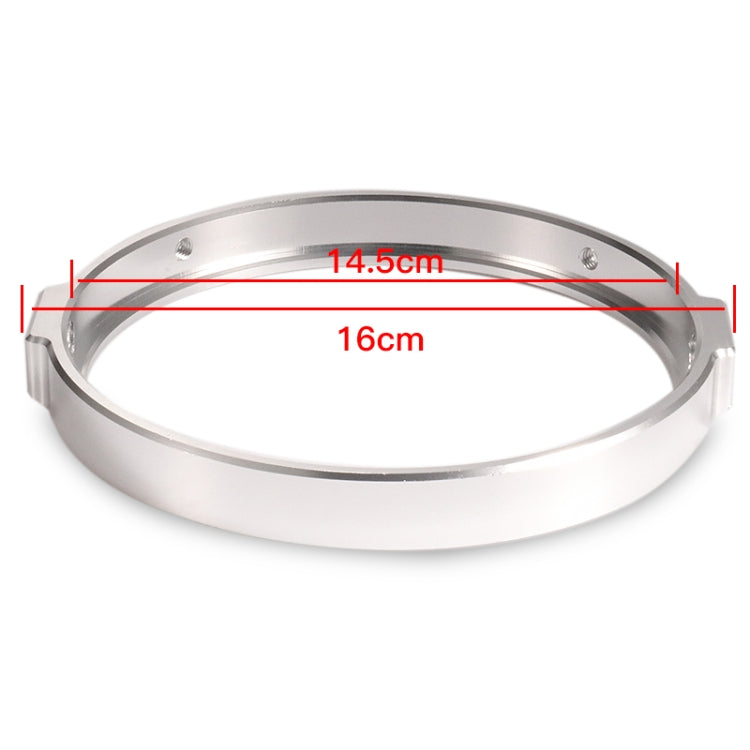 5.75 Inch Round Retro Headlight Ring Motorcycle Headlight Modification Parts(Silver) - Others by PMC TechLife | Online Shopping South Africa | PMC TechLife | Buy Now Pay Later Mobicred