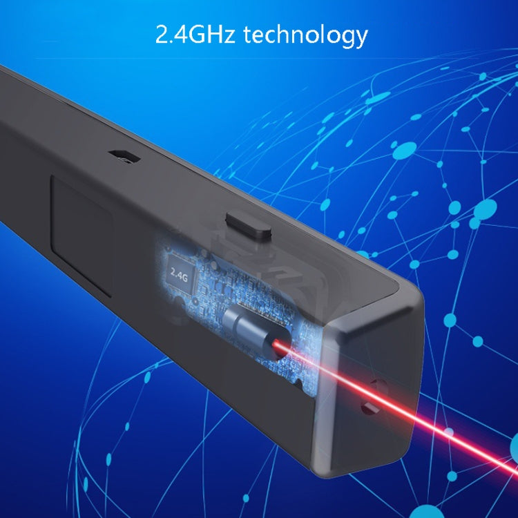 Deli 2.4GHz Laser Page Turning Pen Rechargeable Speech Projector Pen, Model: 2802PL (White) - free shipping - PMC Jewellery - Order now!