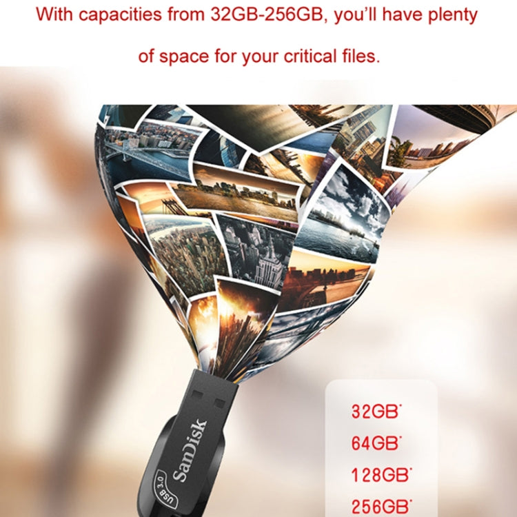 SanDisk CZ410 USB 3.0 High Speed Mini Encrypted U Disk, Capacity: 256GB - USB Flash Drives by SanDisk | Online Shopping South Africa | PMC Jewellery | Buy Now Pay Later Mobicred