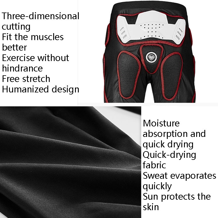 SULAITE Motorcycle Cross-Country Riding Trousers Protective Hip Pants, Specification: XXXXL(Black) - Protective Gear by SULAITE | Online Shopping South Africa | PMC Jewellery | Buy Now Pay Later Mobicred