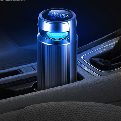 C360 Aluminum Alloy Negative Ion Car Cup Holder Type Deodorizing Air Purifier - Air Purifier by PMC Jewellery | Online Shopping South Africa | PMC Jewellery | Buy Now Pay Later Mobicred