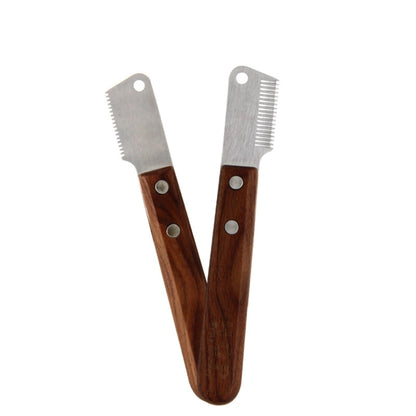 HOP Terrier Dog Plucking Knife Pet Grooming & Shaving Tool( CS21 Left Hand) - Brushes & Combs by PMC Jewellery | Online Shopping South Africa | PMC Jewellery