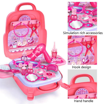 Educational Toys Children Simulation Pretend Play House Toys Kit Backpack(Dressing) - Pretend Play Toys by PMC Jewellery | Online Shopping South Africa | PMC Jewellery