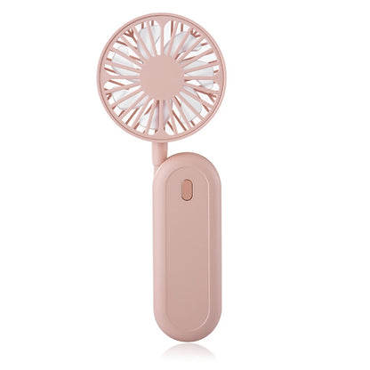 LN2 Hanging Neck Small Fan Outdoor Foldable USB Lazy Handheld Fan(Pink) - Electric Fans by PMC Jewellery | Online Shopping South Africa | PMC Jewellery | Buy Now Pay Later Mobicred