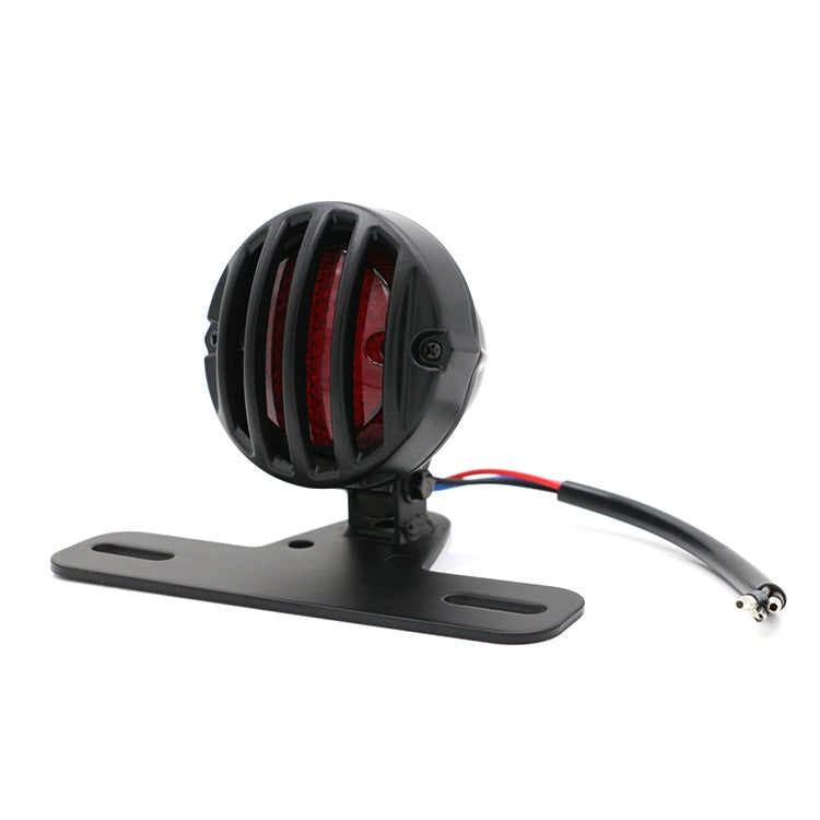 Universal Retro Waning Tail Light Motorcycle Modified Rear Tail Light Brake Light(Black) - Signal Lights by PMC TechLife | Online Shopping South Africa | PMC TechLife | Buy Now Pay Later Mobicred