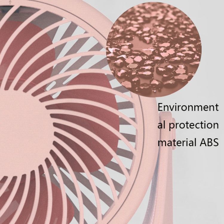 JD-Q1 Office Student Dormitory Mini Silent USB Fan(White) - Electric Fans by PMC Jewellery | Online Shopping South Africa | PMC Jewellery | Buy Now Pay Later Mobicred