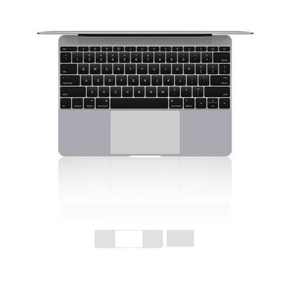 JRC 2 in 1 Laptop Palm Rest Sticker + Touchpad Film Set For MacBook Pro 16 inch A2141 (with Touch Bar)(Silver) - Protector Sticker by JRC | Online Shopping South Africa | PMC Jewellery | Buy Now Pay Later Mobicred