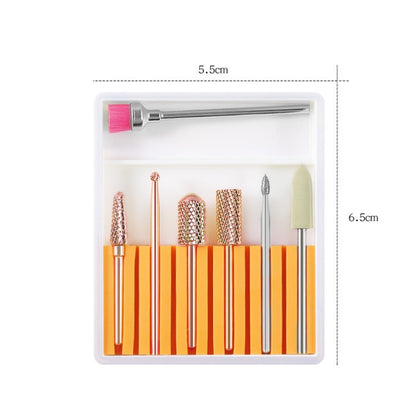 Nail Art Ceramic Tungsten Steel Alloy Grinding Heads Set Grinder Polishing Tool, Color Classification: GH-02 - Grinding Tools & Accessories by PMC Jewellery | Online Shopping South Africa | PMC Jewellery | Buy Now Pay Later Mobicred