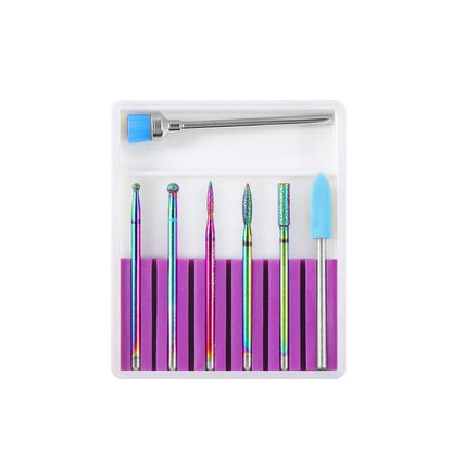 Nail Art Ceramic Tungsten Steel Alloy Grinding Heads Set Grinder Polishing Tool, Color Classification: GH-09 - Grinding Tools & Accessories by PMC Jewellery | Online Shopping South Africa | PMC Jewellery | Buy Now Pay Later Mobicred