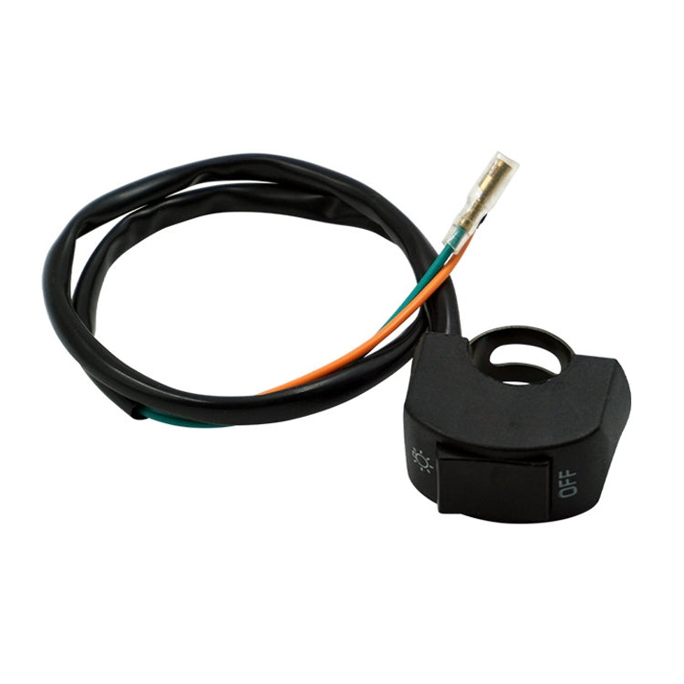 5 PCS Motorcycle Handlebar Tap Switch LED Headlight Break Extinguishing Fire Double Flash Switch(Black Button) - Electrical System by PMC TechLife | Online Shopping South Africa | PMC TechLife | Buy Now Pay Later Mobicred