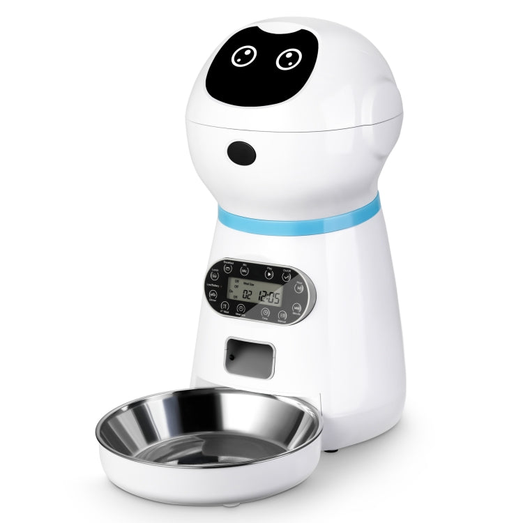Pet Auto Feeding Intelligent Feed Stainless Steel Food Dish, Specification: US Plug - Food Bowls by PMC Jewellery | Online Shopping South Africa | PMC Jewellery