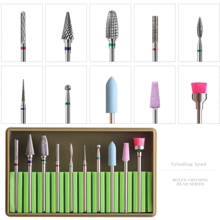 Nail Alloy Tungsten Steel Ceramic Grinding Machine Accessories Nail Grinding Heads Set Polishing Tool, Color Classification: BH-02 - Grinding Tools & Accessories by PMC Jewellery | Online Shopping South Africa | PMC Jewellery | Buy Now Pay Later Mobicred