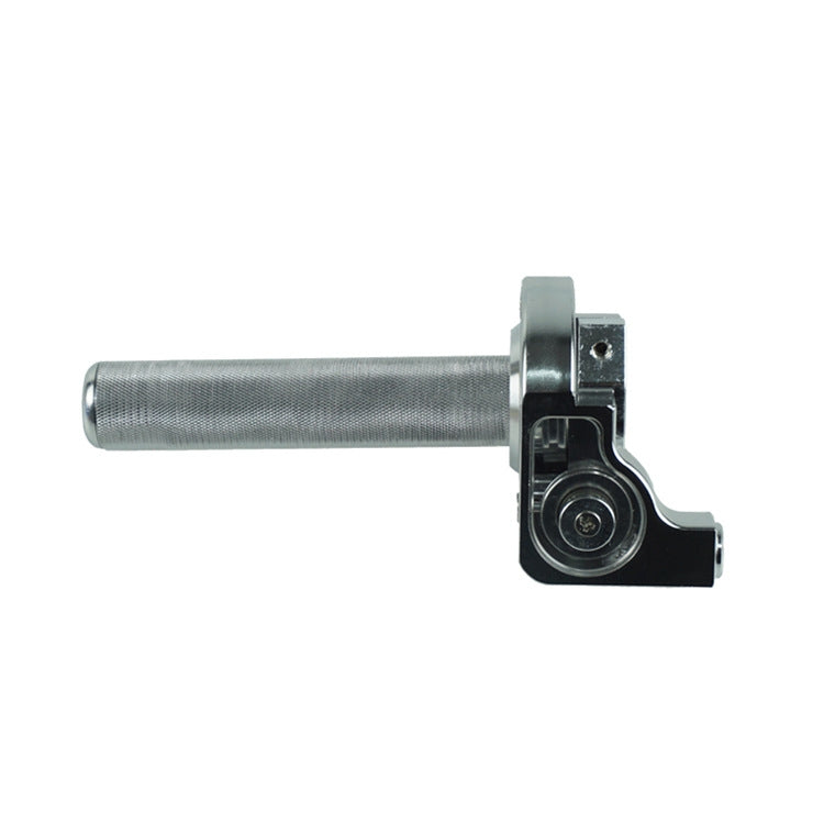Motorcycle Off-Road Vehicle Modified CNC Handle Throttle Clamp Hand Grip Big Torque Oil Visual Throttle Accelerator(Silver) - free shipping - PMC TechLife - Order now!