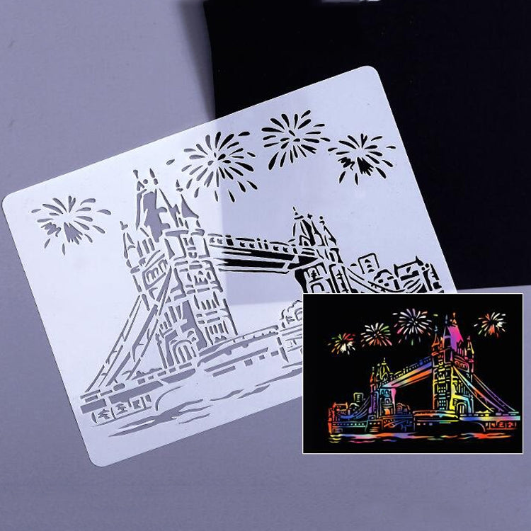 4 Big Ben Construction Series Painting Template Theme City A4 Label Template - Art Supplies by PMC TechLife | Online Shopping South Africa | PMC TechLife | Buy Now Pay Later Mobicred