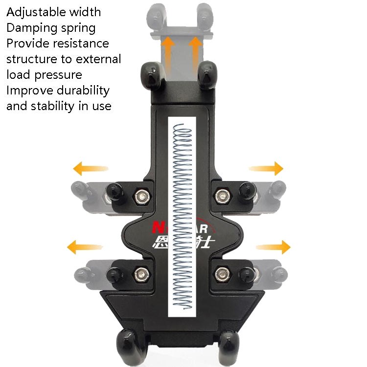 N-STAR Motorcycle Bicycle Composite Version Of Mobile Phone Bracket Multifunctional Accessories Lightweight Riding Equipment(M10 Ball Head) - Holders by N-STAR | Online Shopping South Africa | PMC Jewellery | Buy Now Pay Later Mobicred