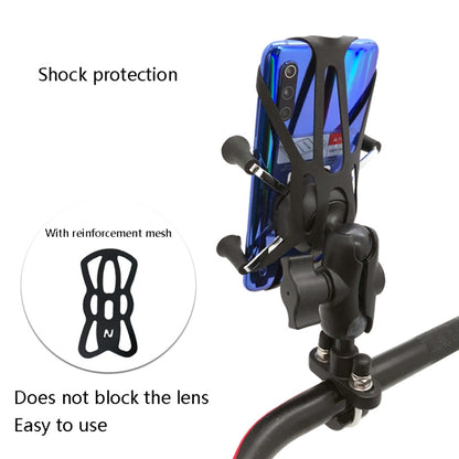 N-STAR N002 Motorcycle Bicycle Mobile Phone Bracket Riding Equipment(Small T Head) - Holders by N-STAR | Online Shopping South Africa | PMC Jewellery | Buy Now Pay Later Mobicred