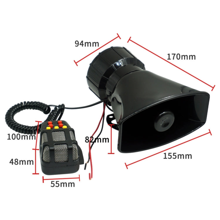 Motorcycle Off-Road Vehicle Car Loudspeaker Seven-Tone Waterproof Speaker - Others by PMC TechLife | Online Shopping South Africa | PMC TechLife | Buy Now Pay Later Mobicred