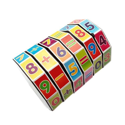 20 PCS Plastic Cylindrical Rotating Digital Magic Cube Children Puzzle Toys - Magic Cubes by PMC Jewellery | Online Shopping South Africa | PMC Jewellery