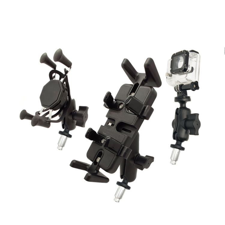 N-P090 Hollow Ball Head Loading Mobile Phone Bracket Handlebar Holder - Holder by PMC TechLife | Online Shopping South Africa | PMC TechLife | Buy Now Pay Later Mobicred