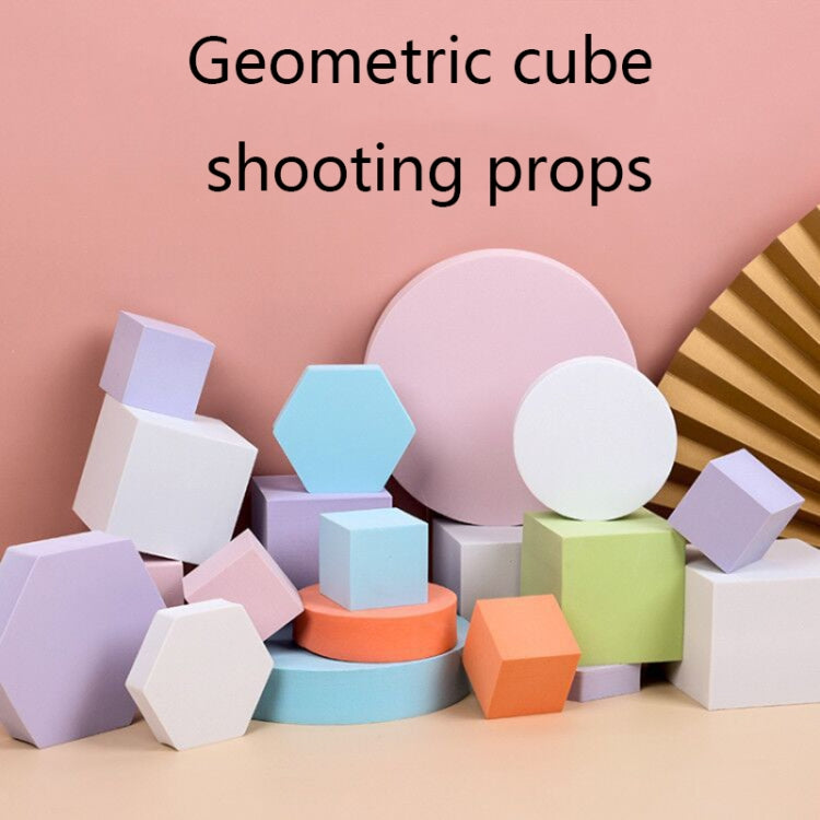 8 PCS Geometric Cube Photo Props Decorative Ornaments Photography Platform, Colour: Large Light Blue Square - Geometric Props by PMC TechLife | Online Shopping South Africa | PMC TechLife | Buy Now Pay Later Mobicred