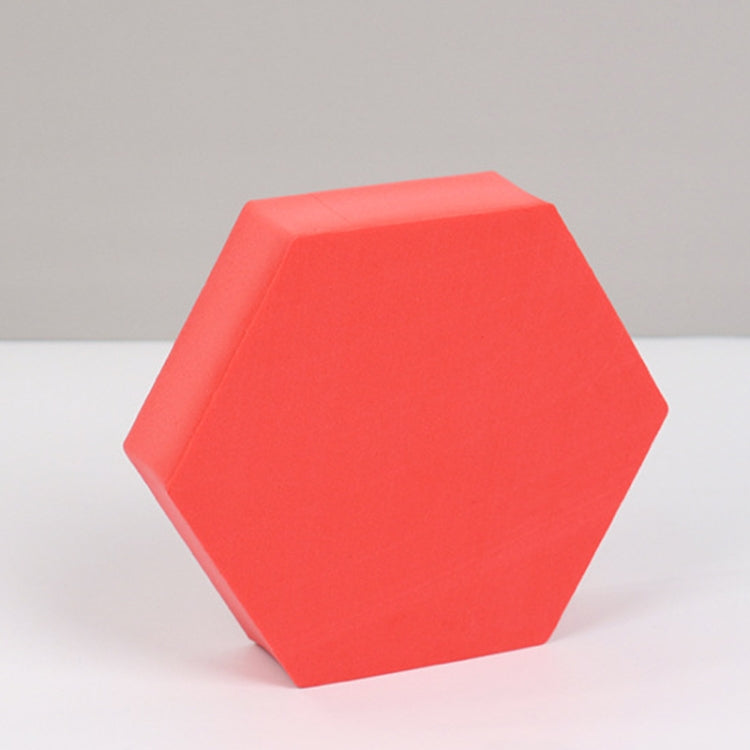 8 PCS Geometric Cube Photo Props Decorative Ornaments Photography Platform, Colour: Large Red Hexagon - free shipping - PMC TechLife - Order now!