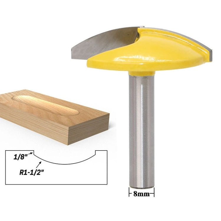8-Handle Thin Flat-Bottomed Cutter Woodworking Milling Cutter - Others by PMC TechLife | Online Shopping South Africa | PMC TechLife