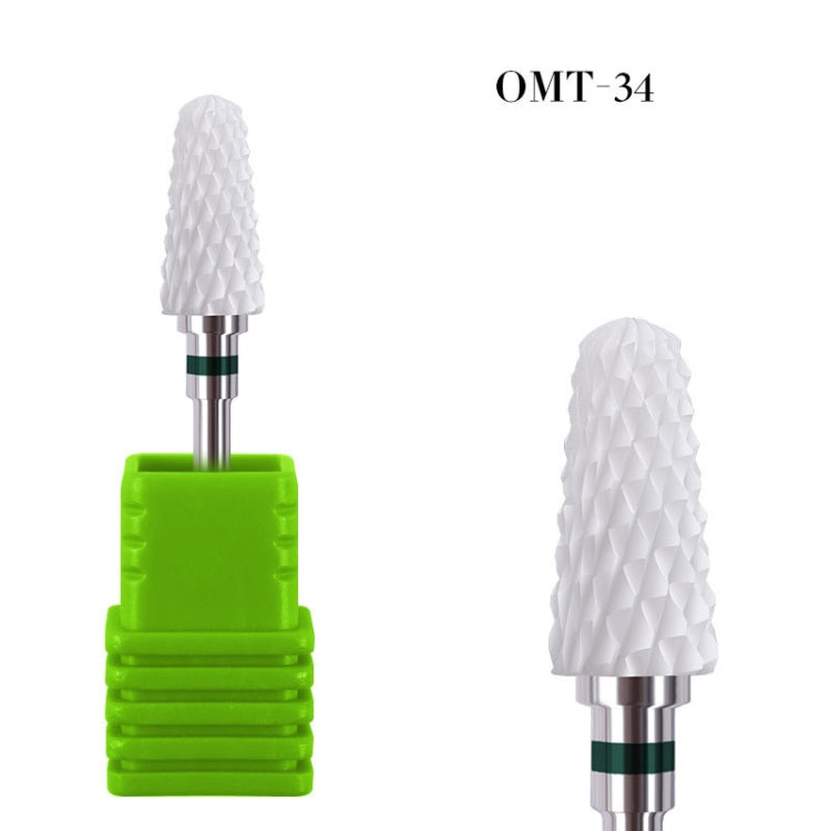 3 PCS Ceramicv Nail Polisher Electric Nail Polisher Accessories(OMT-34) - Grinding Tools & Accessories by PMC Jewellery | Online Shopping South Africa | PMC Jewellery | Buy Now Pay Later Mobicred