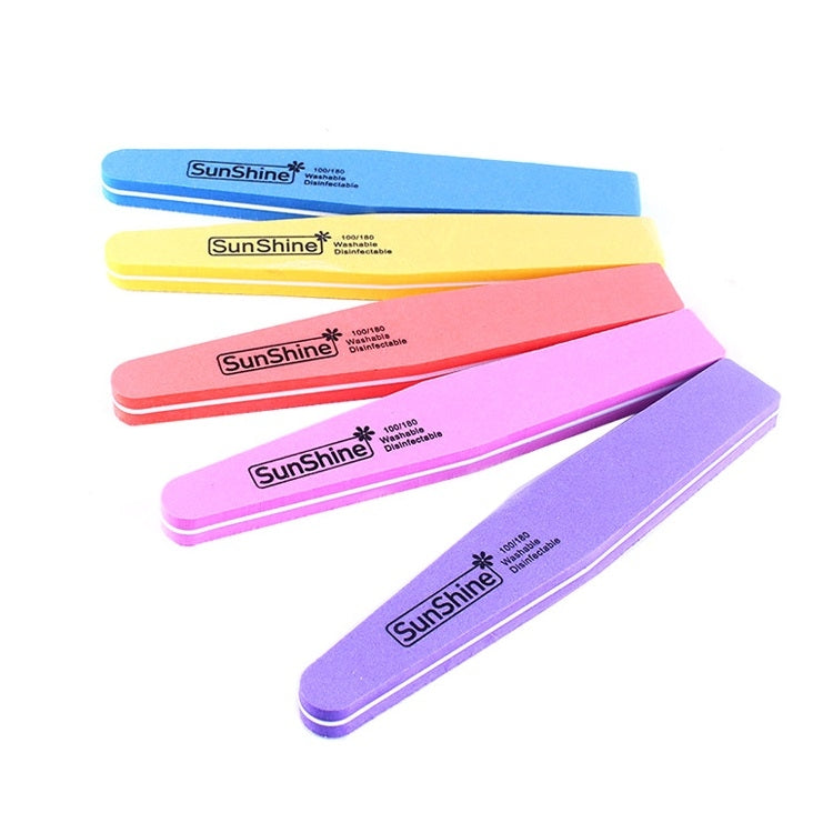 20 PCS 178x28x12mm Diamond-Shaped High-Elastic Sponge Nail Tool Random Colour Delivery - Grinding Tools & Accessories by PMC Jewellery | Online Shopping South Africa | PMC Jewellery | Buy Now Pay Later Mobicred