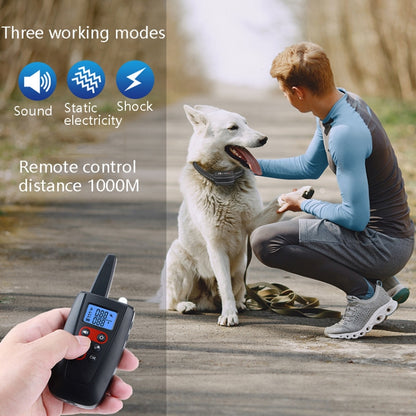 PaiPaitek PD526-3 Anti-Barking Device Dog Electric Shock Collar Training Dog Remote Control Pet Training Equipment - Training Aids by PaiPaitek | Online Shopping South Africa | PMC Jewellery | Buy Now Pay Later Mobicred