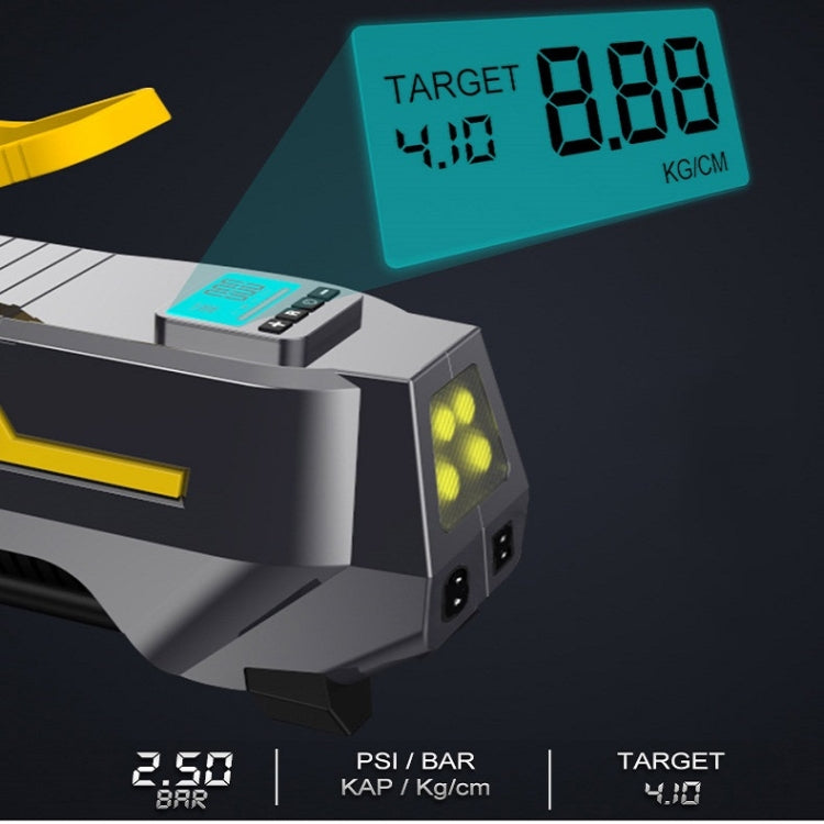 Multifunctional Vehicle-Mounted High-Power Digital Display LED Lighting Air Pump, Specification: Car 12V Digital - Inflatable Pump by PMC TechLife | Online Shopping South Africa | PMC TechLife
