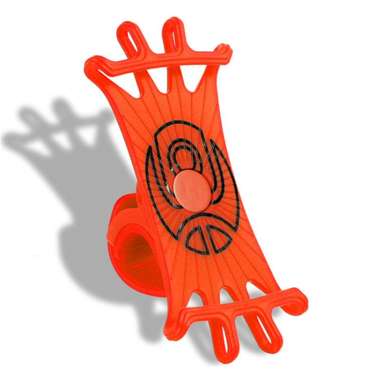Multifunctional Silicone Bicycle Mobile Phone Holder Motorcycle Riding Navigation Fixed Bracket(Orange) - Holders by PMC TechLife | Online Shopping South Africa | PMC TechLife | Buy Now Pay Later Mobicred