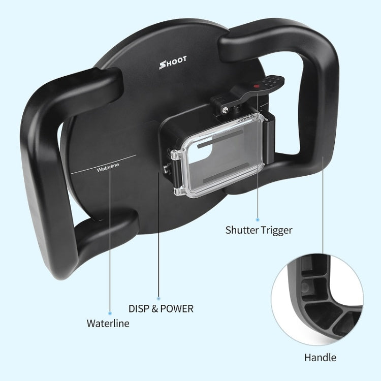 SHOOT XTGP559 Dome Port Underwater Diving Camera Lens Transparent Cover Housing Case For GoPro HERO10 Black / HERO9 Black - Lens Transparent Cover by SHOOT | Online Shopping South Africa | PMC Jewellery | Buy Now Pay Later Mobicred