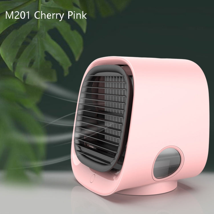 Desktop Cooling Fan USB Portable Office Cold Air Conditioning Fan, Colour: M201 Cherry Pink - Electric Fans by PMC Jewellery | Online Shopping South Africa | PMC Jewellery | Buy Now Pay Later Mobicred