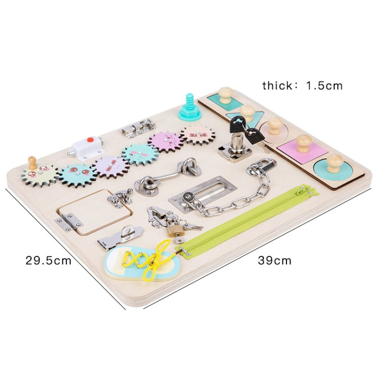 Children Busy Board Baby Early Education Puzzle Cognitive Training Montessori Teaching Kids Unlock Toys - Early Education Toys by PMC Jewellery | Online Shopping South Africa | PMC Jewellery