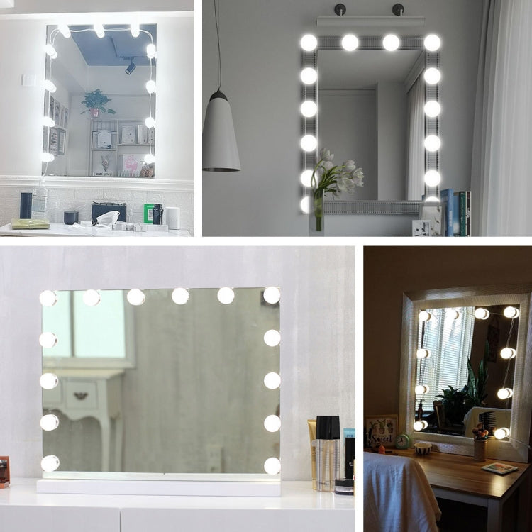 LED Makeup Lamp Mirror Front Beauty Fill Light Hand Sweep Sensation Lamp, Power source: 10 Bulbs - Sensor LED Lights by PMC TechLife | Online Shopping South Africa | PMC TechLife | Buy Now Pay Later Mobicred