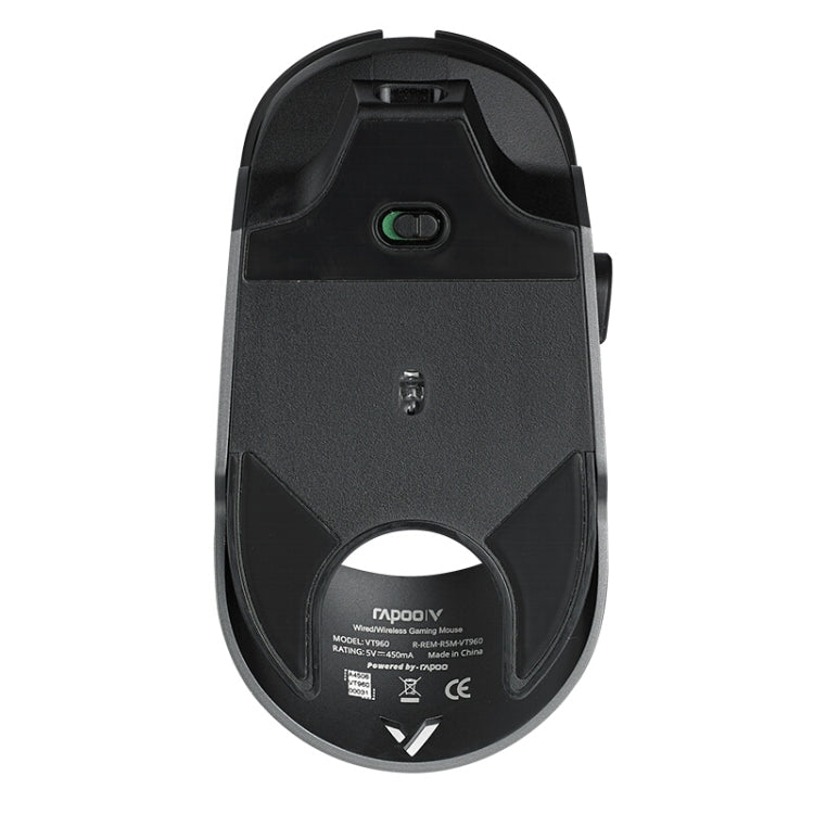 Rapoo VT960 1600 DPI 7 Keys Dual Mode Macro Programmable Symphony RGB Backlit Wireless Gaming Mouse(Black) - Wireless Mice by Rapoo | Online Shopping South Africa | PMC Jewellery | Buy Now Pay Later Mobicred